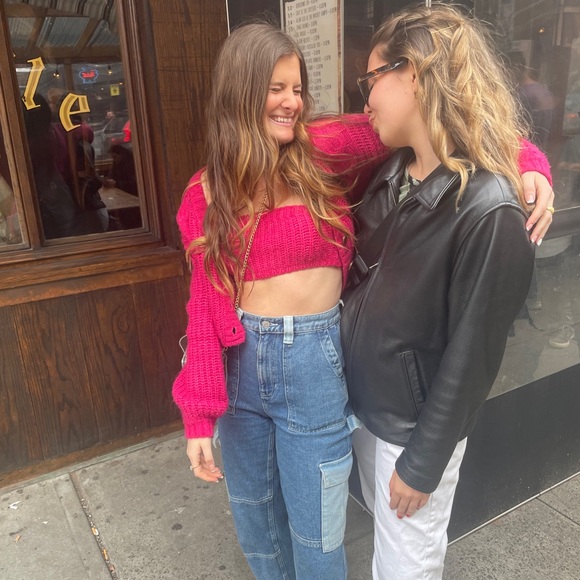 Urban Outfitters Pink Cable Knit Cardigan - Picture 4 of 4